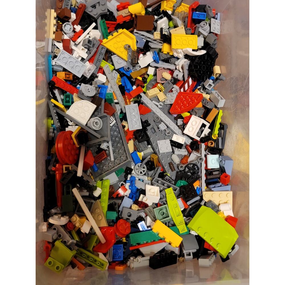 LEGO LOT 2LB MIXED SIZE COLORS